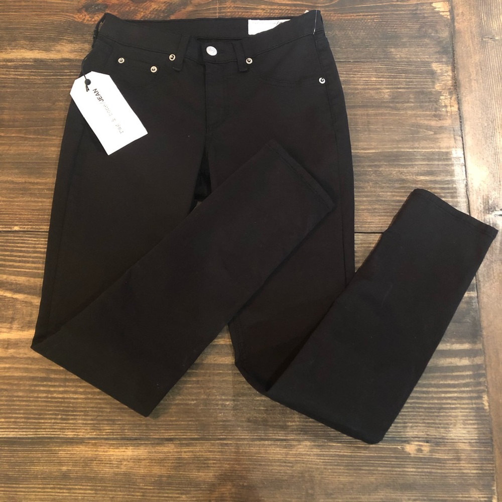 Rag & Bone Black Legging Jeans